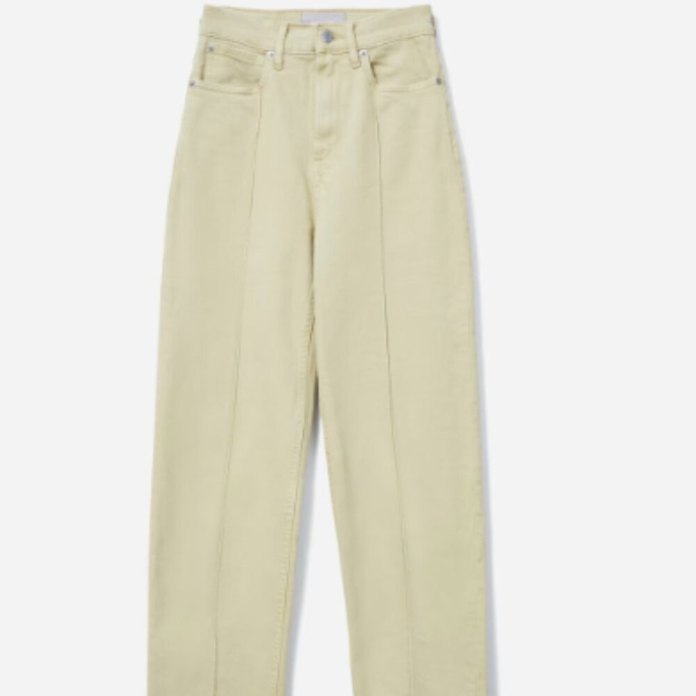 Everlane Way-High Jean in Green Tea - 28 Regular